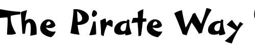 Font : Ryan-BT-Heavy Custom Text : The Pirate Way Test your own text here Click to download or to view this font on a tshirt that can be custom printed in Bali