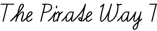 Font : SAS-DB Custom Text : The Pirate Way Test your own text here Click to download or to view this font on a tshirt that can be custom printed in Bali