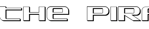 Font : SDF-3D Custom Text : The Pirate Way Test your own text here Click to download or to view this font on a tshirt that can be custom printed in Bali