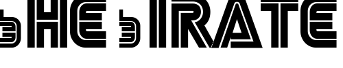 Font : SEGA-LOGO-FONT Custom Text : The Pirate Way Test your own text here Click to download or to view this font on a tshirt that can be custom printed in Bali