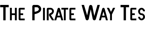 Font : SF-Atarian-System Custom Text : The Pirate Way Test your own text here Click to download or to view this font on a tshirt that can be custom printed in Bali