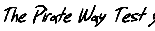 Font : SF-Grunge-Sans-Bold-Italic Custom Text : The Pirate Way Test your own text here Click to download or to view this font on a tshirt that can be custom printed in Bali