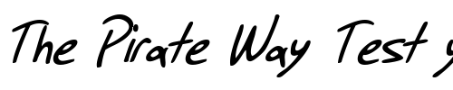 Font : SF-Grunge-Sans-Italic Custom Text : The Pirate Way Test your own text here Click to download or to view this font on a tshirt that can be custom printed in Bali