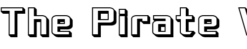 Font : SF-Theramin-Gothic-Shaded Custom Text : The Pirate Way Test your own text here Click to download or to view this font on a tshirt that can be custom printed in Bali