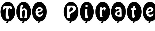 Font : SP-Ballon-DB Custom Text : The Pirate Way Test your own text here Click to download or to view this font on a tshirt that can be custom printed in Bali