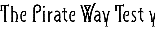 Font : SP-StonedOldStyle Custom Text : The Pirate Way Test your own text here Click to download or to view this font on a tshirt that can be custom printed in Bali