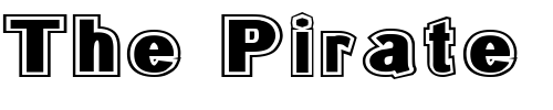 Font : SURROUNDED-large Custom Text : The Pirate Way Test your own text here Click to download or to view this font on a tshirt that can be custom printed in Bali