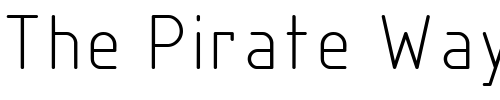 Font : SWIsop2 Custom Text : The Pirate Way Test your own text here Click to download or to view this font on a tshirt that can be custom printed in Bali