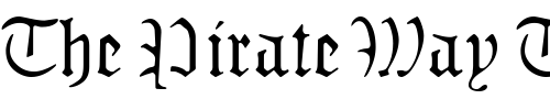 Font : SabbathBlackRegular Custom Text : The Pirate Way Test your own text here Click to download or to view this font on a tshirt that can be custom printed in Bali