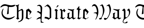 Font : SabbathBlackRegular-Regular Custom Text : The Pirate Way Test your own text here Click to download or to view this font on a tshirt that can be custom printed in Bali