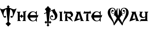 Font : Saber-Regular Custom Text : The Pirate Way Test your own text here Click to download or to view this font on a tshirt that can be custom printed in Bali