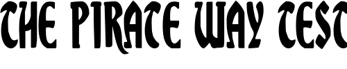 Font : Sable-Lion-Condensed Custom Text : The Pirate Way Test your own text here Click to download or to view this font on a tshirt that can be custom printed in Bali