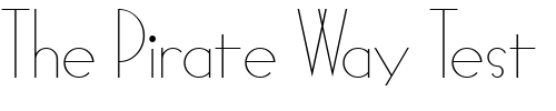 Font : Sadelle-Regular Custom Text : The Pirate Way Test your own text here Click to download or to view this font on a tshirt that can be custom printed in Bali