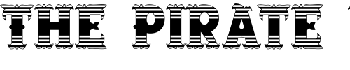 Font : SalloonStripeEnds Custom Text : The Pirate Way Test your own text here Click to download or to view this font on a tshirt that can be custom printed in Bali