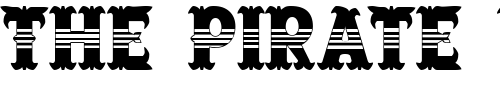 Font : SalloonStripeMiddle Custom Text : The Pirate Way Test your own text here Click to download or to view this font on a tshirt that can be custom printed in Bali