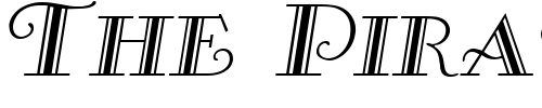 Font : SaltbushExpert-Oblique Custom Text : The Pirate Way Test your own text here Click to download or to view this font on a tshirt that can be custom printed in Bali