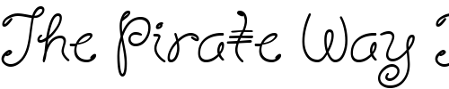 Font : Salty-Doggie-AOE Custom Text : The Pirate Way Test your own text here Click to download or to view this font on a tshirt that can be custom printed in Bali