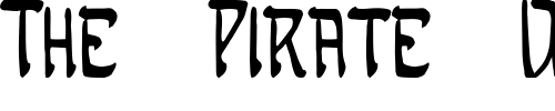 Font : Samaritan Custom Text : The Pirate Way Test your own text here Click to download or to view this font on a tshirt that can be custom printed in Bali