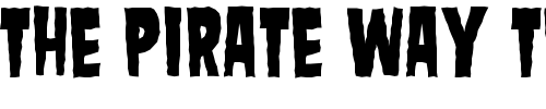 Font : SamdanEvil Custom Text : The Pirate Way Test your own text here Click to download or to view this font on a tshirt that can be custom printed in Bali
