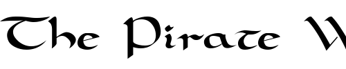 Font : Samovar-SSi Custom Text : The Pirate Way Test your own text here Click to download or to view this font on a tshirt that can be custom printed in Bali