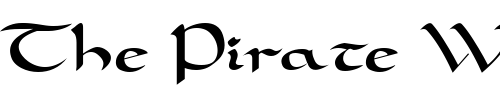 Font : SamovarSSK-Regular Custom Text : The Pirate Way Test your own text here Click to download or to view this font on a tshirt that can be custom printed in Bali