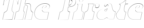 Font : SandCastlesOutline-Oblique Custom Text : The Pirate Way Test your own text here Click to download or to view this font on a tshirt that can be custom printed in Bali