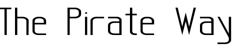Font : Sanity-Wide Custom Text : The Pirate Way Test your own text here Click to download or to view this font on a tshirt that can be custom printed in Bali
