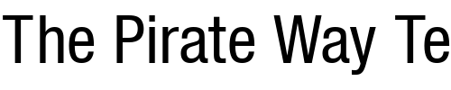 Font : Sans-Condensed Custom Text : The Pirate Way Test your own text here Click to download or to view this font on a tshirt that can be custom printed in Bali