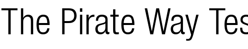 Font : Sans-Light-Cond Custom Text : The Pirate Way Test your own text here Click to download or to view this font on a tshirt that can be custom printed in Bali