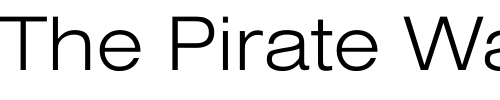 Font : Sans-Light-Extended Custom Text : The Pirate Way Test your own text here Click to download or to view this font on a tshirt that can be custom printed in Bali