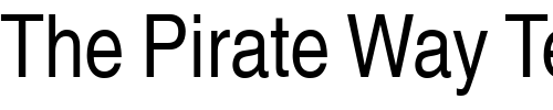 Font : Sans-Narrow Custom Text : The Pirate Way Test your own text here Click to download or to view this font on a tshirt that can be custom printed in Bali