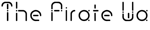 Font : Sans-Piru-2000 Custom Text : The Pirate Way Test your own text here Click to download or to view this font on a tshirt that can be custom printed in Bali