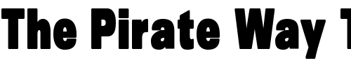 Font : SansBlackSmall Custom Text : The Pirate Way Test your own text here Click to download or to view this font on a tshirt that can be custom printed in Bali