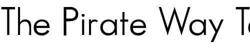 Font : SansThomasDB-Normal Custom Text : The Pirate Way Test your own text here Click to download or to view this font on a tshirt that can be custom printed in Bali