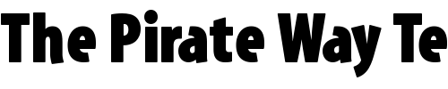 Font : Santana-BlackCondensed Custom Text : The Pirate Way Test your own text here Click to download or to view this font on a tshirt that can be custom printed in Bali