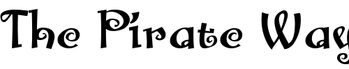 Font : Santas-Big-Secret-BB Custom Text : The Pirate Way Test your own text here Click to download or to view this font on a tshirt that can be custom printed in Bali