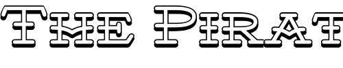Font : Santiago-BTN-Shadow Custom Text : The Pirate Way Test your own text here Click to download or to view this font on a tshirt that can be custom printed in Bali