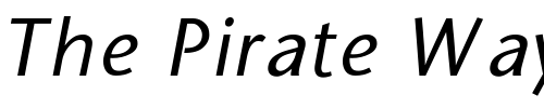 Font : SapirSeasItalic Custom Text : The Pirate Way Test your own text here Click to download or to view this font on a tshirt that can be custom printed in Bali