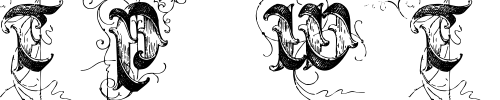 Font : Saraband-Initials Custom Text : The Pirate Way Test your own text here Click to download or to view this font on a tshirt that can be custom printed in Bali