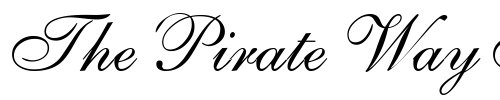 Font : SarahAllegroDB-Normal Custom Text : The Pirate Way Test your own text here Click to download or to view this font on a tshirt that can be custom printed in Bali
