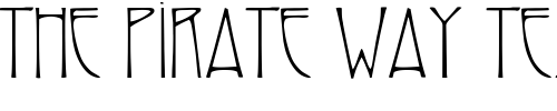 Font : SarahCaps Custom Text : The Pirate Way Test your own text here Click to download or to view this font on a tshirt that can be custom printed in Bali