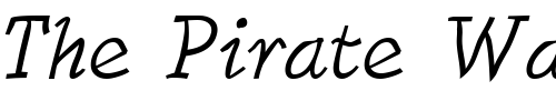 Font : SarahfSlob-Italic Custom Text : The Pirate Way Test your own text here Click to download or to view this font on a tshirt that can be custom printed in Bali