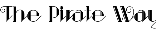 Font : Sarsaparilla Custom Text : The Pirate Way Test your own text here Click to download or to view this font on a tshirt that can be custom printed in Bali