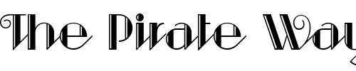 Font : Sarsaparilla-NF Custom Text : The Pirate Way Test your own text here Click to download or to view this font on a tshirt that can be custom printed in Bali