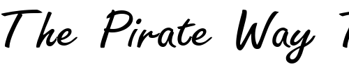 Font : Satori-Regular-ttnorm Custom Text : The Pirate Way Test your own text here Click to download or to view this font on a tshirt that can be custom printed in Bali