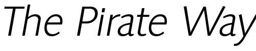 Font : Saxony-Serial-Light-RegularItalic Custom Text : The Pirate Way Test your own text here Click to download or to view this font on a tshirt that can be custom printed in Bali