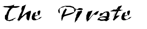 Font : Sctratch-Extended-Normal Custom Text : The Pirate Way Test your own text here Click to download or to view this font on a tshirt that can be custom printed in Bali