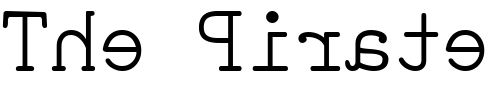 Font : Sdrawkcab Custom Text : The Pirate Way Test your own text here Click to download or to view this font on a tshirt that can be custom printed in Bali