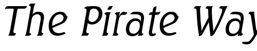 Font : Seagull-LightIta Custom Text : The Pirate Way Test your own text here Click to download or to view this font on a tshirt that can be custom printed in Bali