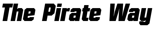Font : SeanBecker-Heavy-Italic Custom Text : The Pirate Way Test your own text here Click to download or to view this font on a tshirt that can be custom printed in Bali